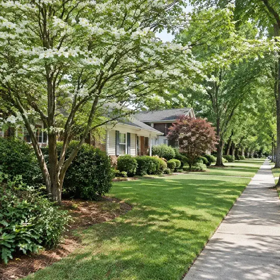 Landscape inspiration: a home with a neatly maintained yard